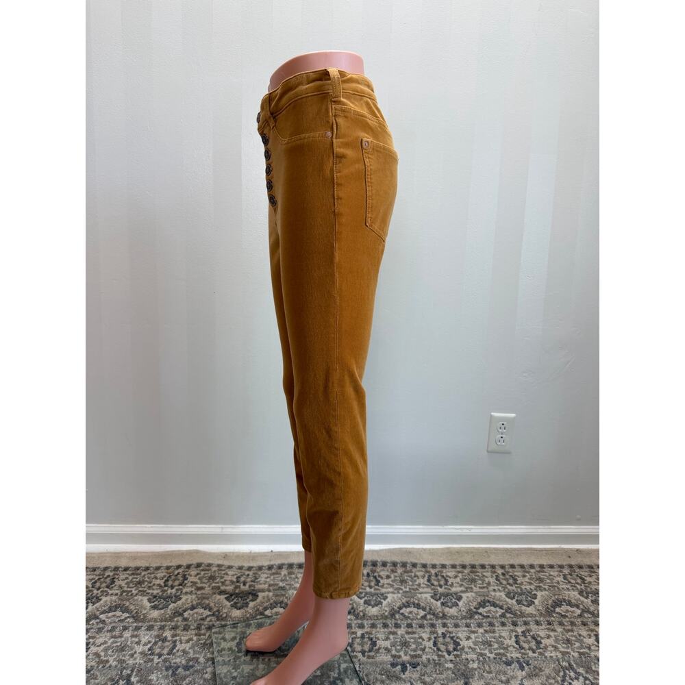 ANTHROPOLOGIE PILCRO Women’s Skinny Corduroy Button Fly Ankle Jeans Sz 29 - Picture 3 of 12
